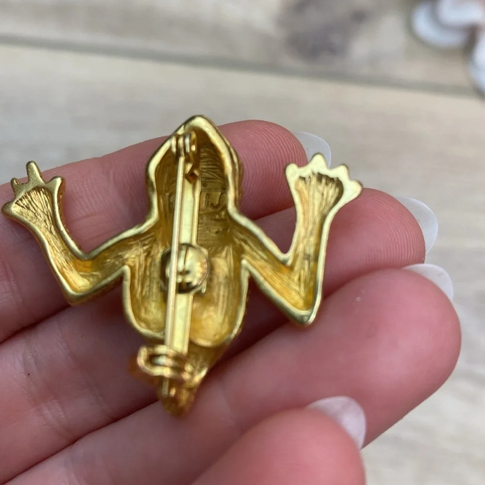 Jonette Jewelry Frog Brooch‎